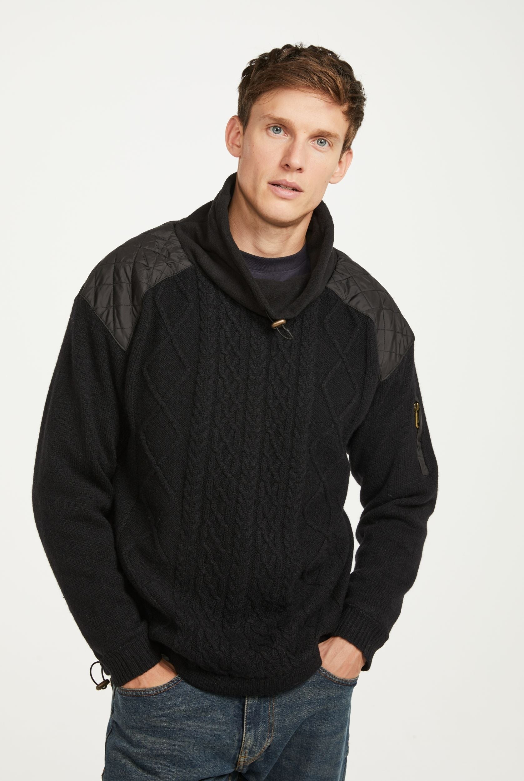 Why Thick Wool Sweater Mens Style Actually Matters When the Temperature Drops