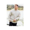 Munro Boat Neck Pullover - Light Grey Welsh