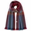 Alpaca Plaid Scarf - Caramel Apple