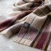 Alpaca Tartan Scarf - Sable