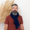 Indigo 100% Cashmere Wrap - Hand Dyed Scarf