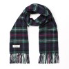 John Hanly Irish Wool Scarf Short MacKenzie Tartan 12 x 60”