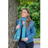 Donegal Peacock Tweed Scarf