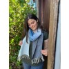 Denim Ómbre Scarf