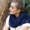 Indigo 100% Cashmere Wrap - Hand Dyed Scarf