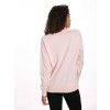 Zainuno Moizni Women's 100% Cashmere Deep V-Neck Sweater Pink Blush