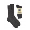 Baby Alpaca Dress Socks Charcoal