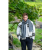 Black Herringbone Scarf