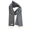 Black Herringbone Scarf