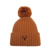 Caribou Merino Wool Beanie Cognac