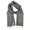 Charcoal Herringbone Scarf