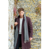 Charcoal Herringbone Scarf