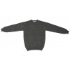 Harley of Scotland Seam Free Merino Wool / Cashmere Blend Sweater Dark Grey