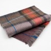 Alpaca Tartan Scarf - Rosewood
