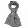 Solid Plain Cashmere Scarf Medium Grey
