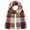Alpaca Tartan Scarf - Sable
