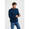 Merino Roll Neck Sweater - Navy