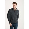 Belleek Troyer Mens Merino Wool Sweater - Graphite