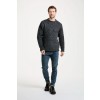 Raheen Tweed Roll Neck Mens Sweater - Grey