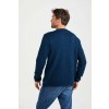 Merino Roll Neck Sweater - Navy