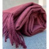 100% Baby Alpaca Scarf - Malbec