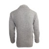 Grampian Undyed Wool Cardigan - Light Grey Welsh