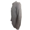 Grampian Undyed Wool Cardigan - Light Grey Welsh