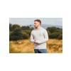Grampian Undyed Wool Cardigan - Light Grey Welsh