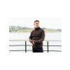 Grampian Undyed Wool Sweater - Black Welsh