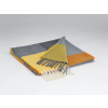 Orange and Smoke Check Scarf