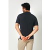 Merino Wool Short Sleeve Polo - Anthracite