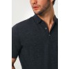 Merino Wool Short Sleeve Polo - Anthracite