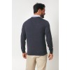 Merino Wool Crew Neck Sweater - Charcoal