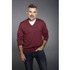 Merino Wool Sport V-Neck - Mulberry