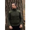Chatham Turtleneck British Wool Sweater, Olive