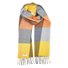 Orange and Smoke Check Scarf