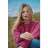 Brackloon Tweed Roll Neck Ladies Sweater - Pink