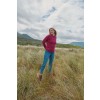 Brackloon Tweed Roll Neck Ladies Sweater - Pink