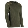 York Woolly Pully Crew Neck With Patches, Olive