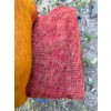 Handmade Himalayan Yak Wool Scarf from Nepal - Fire Red